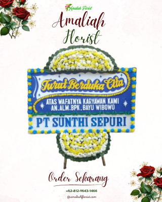 Papan Bunga Duka di Hadimulyo Timur