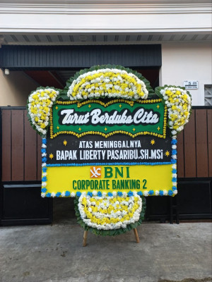 Papan Bunga Duka di Hadimulyo Timur