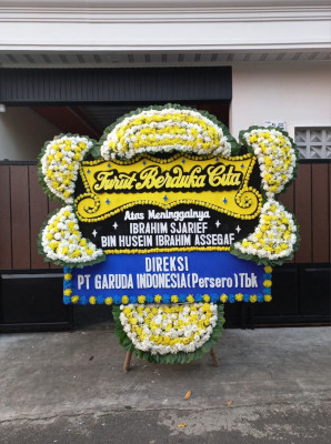 Papan Bunga Duka di Hadimulyo Timur