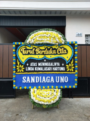 Papan Bunga Duka di Hadimulyo Timur
